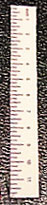 Dollhouse Miniature Ruler-White, Set of 6